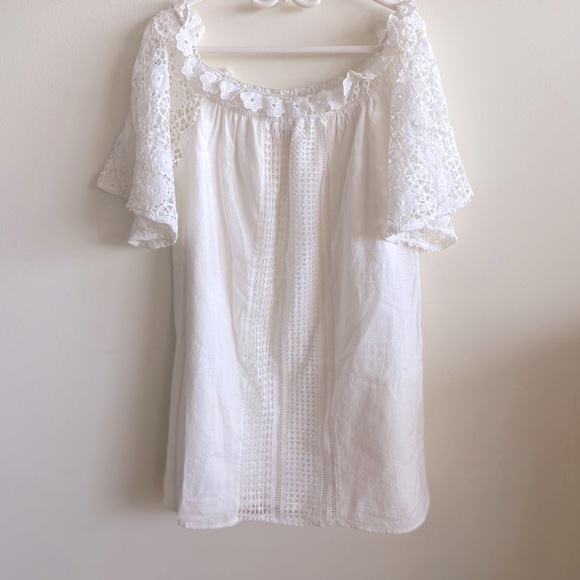 Selfie Leslie Cotton Off Shoulder Dress - Picture 1 of 10